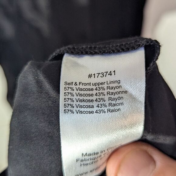 Anthropologie Dolan Left Coast Little Black Wide Leg Jumpsuit Women's Size Small - Picture 9 of 9